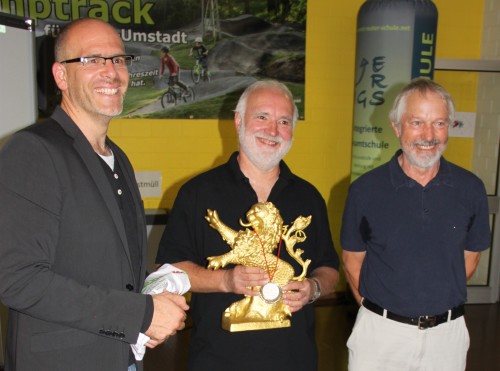 (v. links nach rechts) Friedbert Metz, Horst Sauerwein, Dr. Klaus Dummel